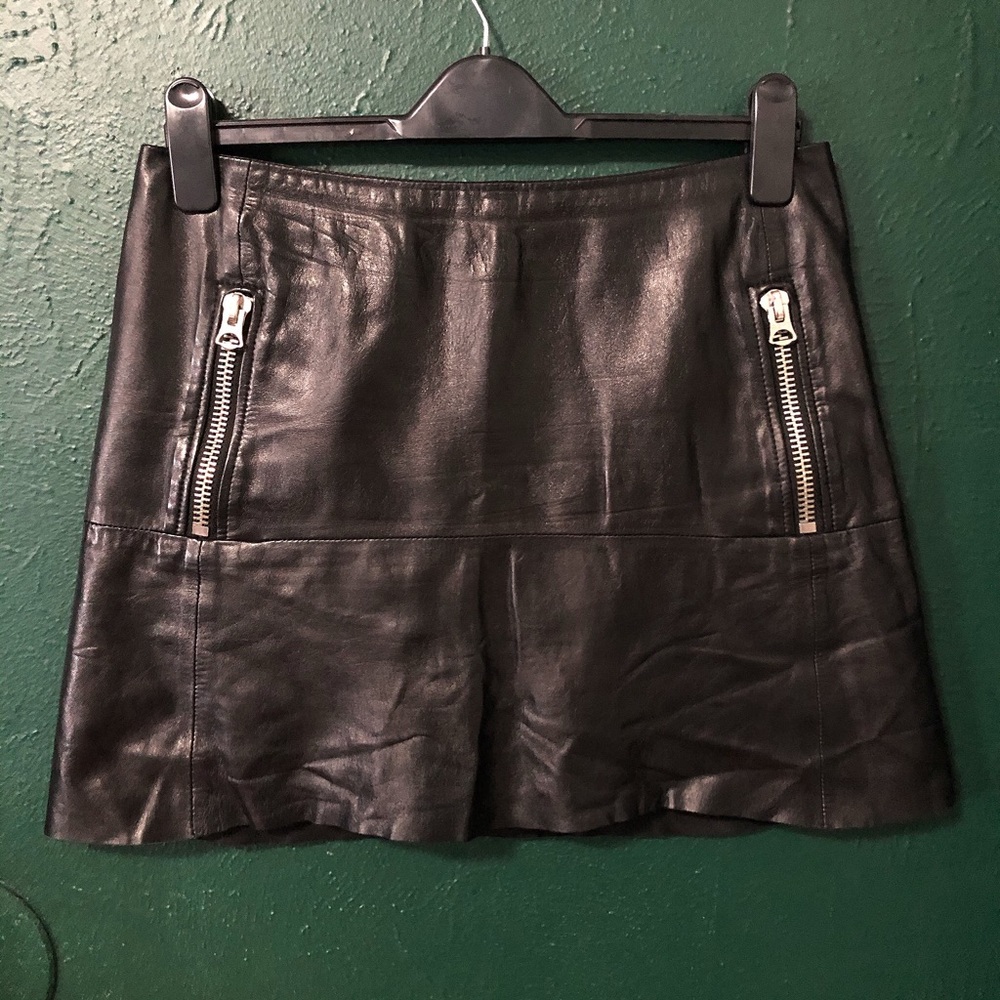 ✨SOLD!✨ Acne Studios Leather Mini Skirt